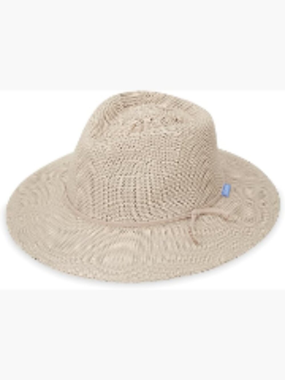 UPF 50+ Women's Wide Brim Fedora Hat - Packable Straw Sun Hat
